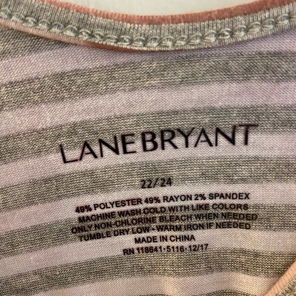 Lane Bryant striped top - Picture 3 of 3